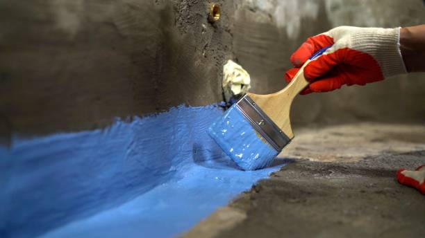 Commercial Vapor Barrier Installation project at a Amo, IN business property by SJ Waterproofing Pros